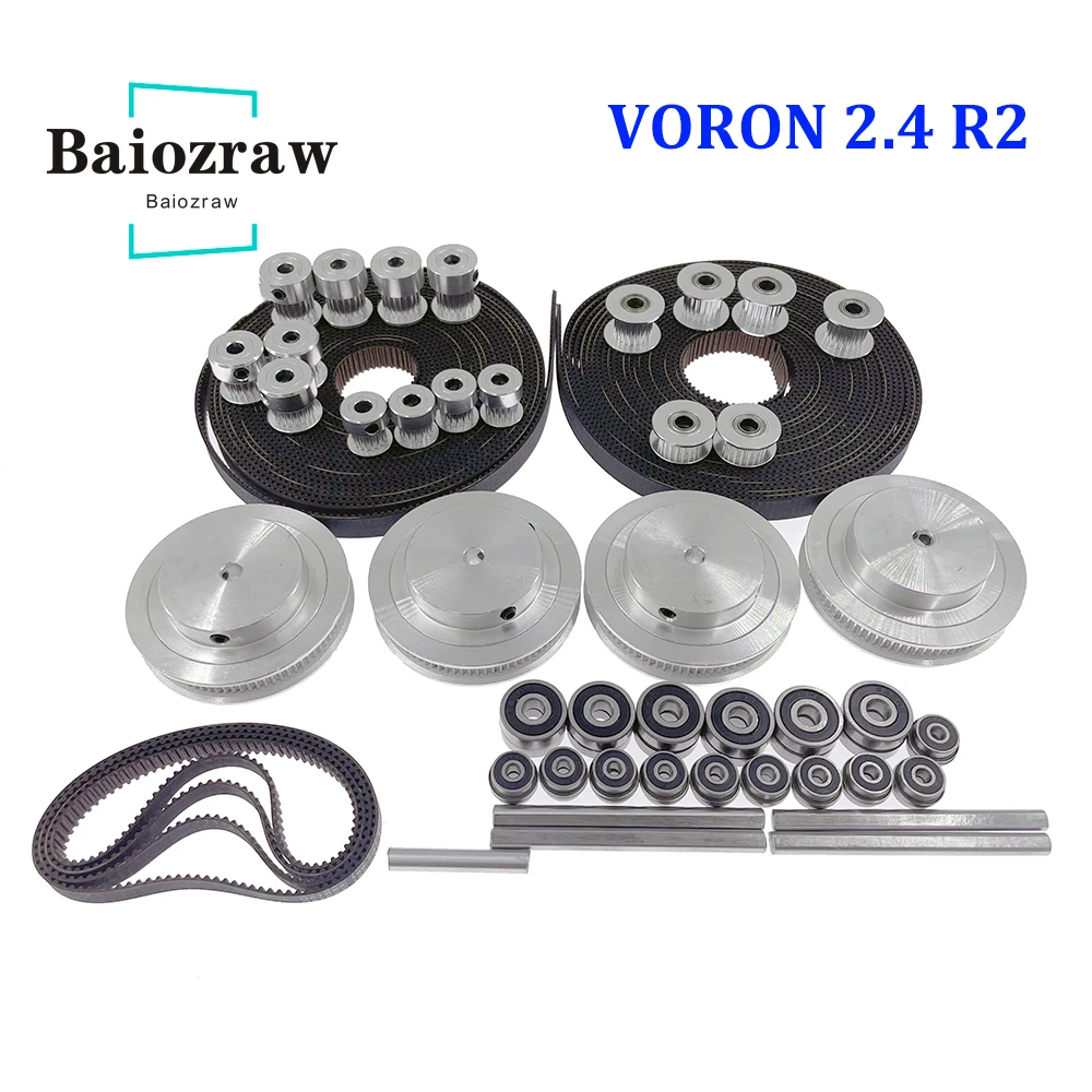 Voron 2.4 R2 Kit - Baiozraw hareket parçaları Set Corexy hareket