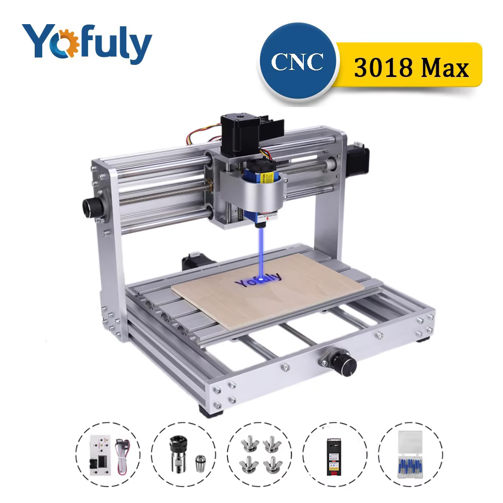 Mini Laser Engraver Cnc Router - CNC 3018 Max Metal Oyma Makinesi