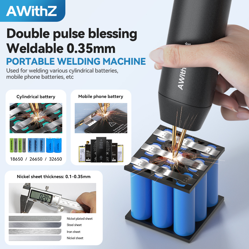 Spot Welder 18650 Battery Pack - Awithz Taşınabilir Akü Nokta Kaynak Makinesi