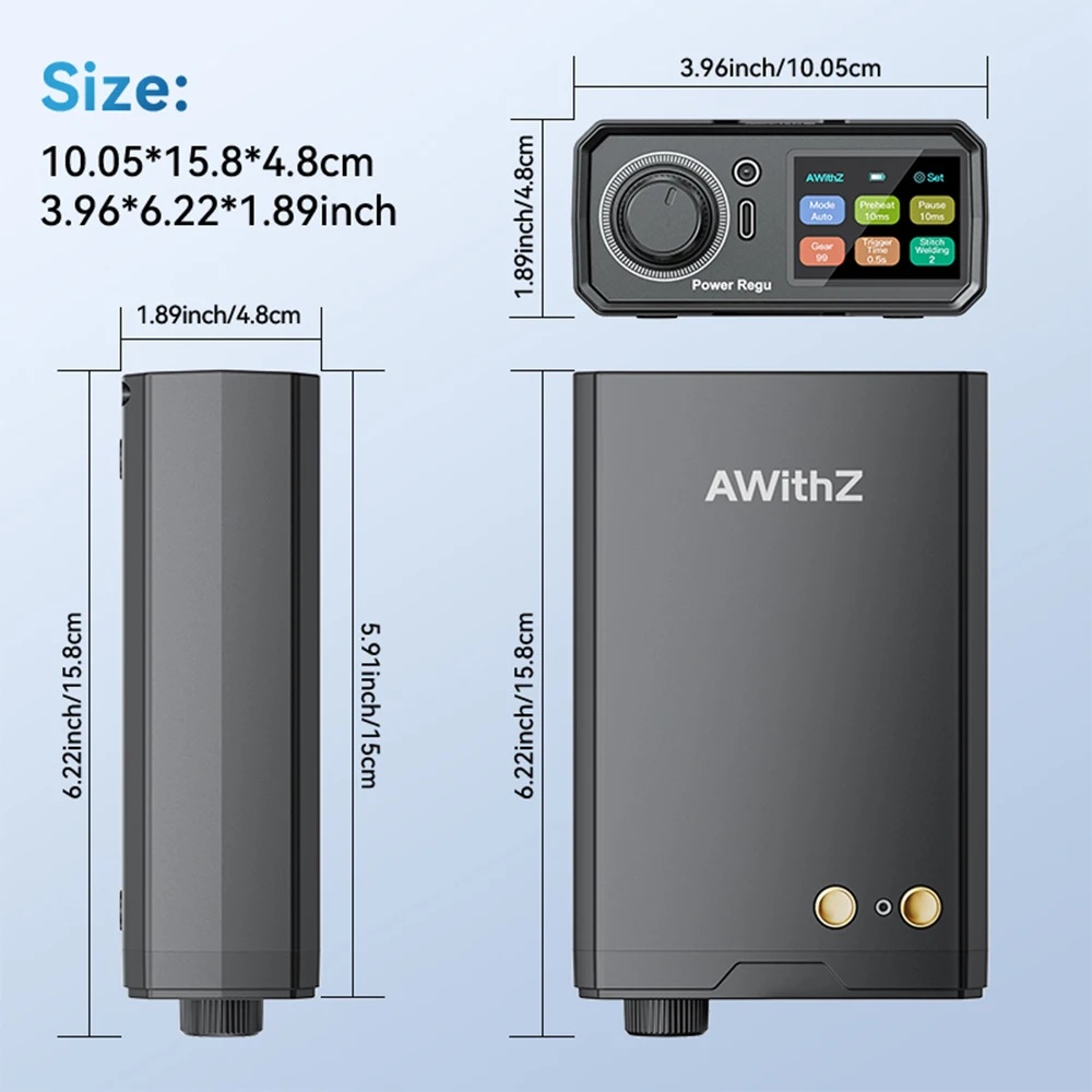 Spot Welder 18650 Battery Pack - Awithz UK3 Taşınabilir Akülü Nokta Kaynak