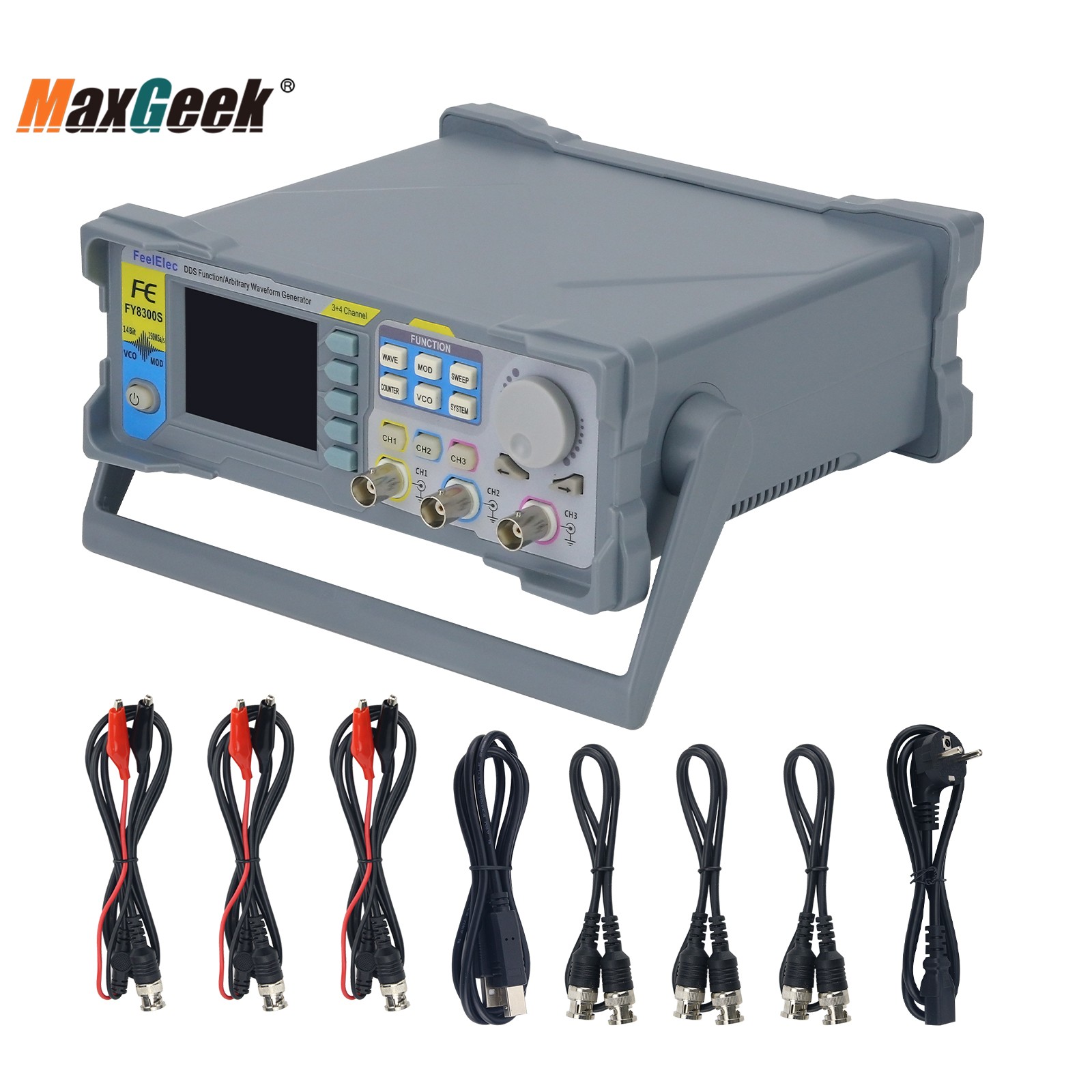 Function Arbitrary Waveform Generator - Maxgeek FY8300S-20M 20MHz 40MHz 60MHz 3