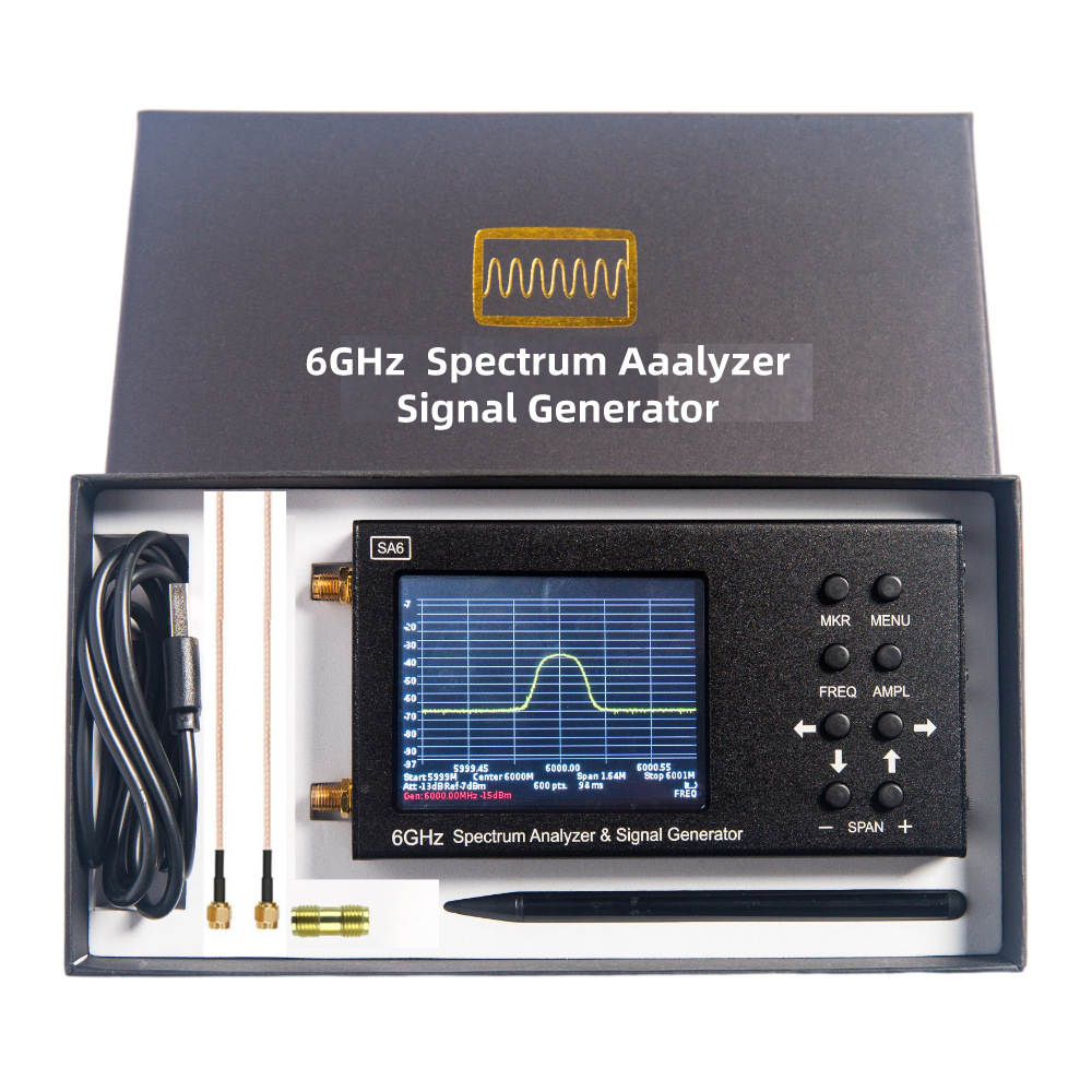 SA6 6GHz Dijital El Tipi Taşın - Signal Generator Spectrum Analyzer incelemesi ve fiyatı