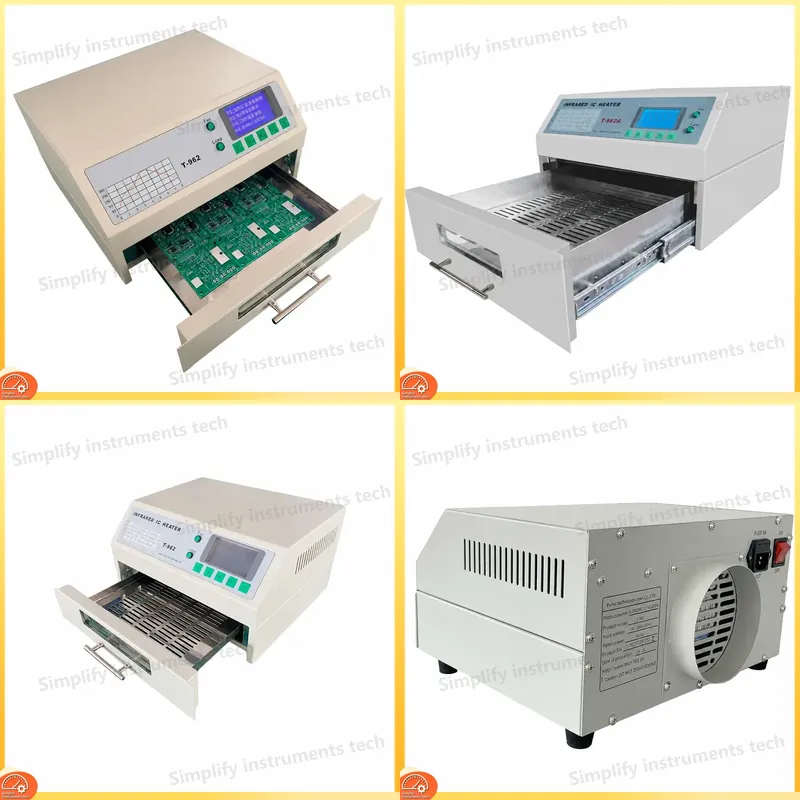 T962 Reflow Fırını 110V 220V K - Reflow Oven Pcb T962 incelemesi ve fiyatı