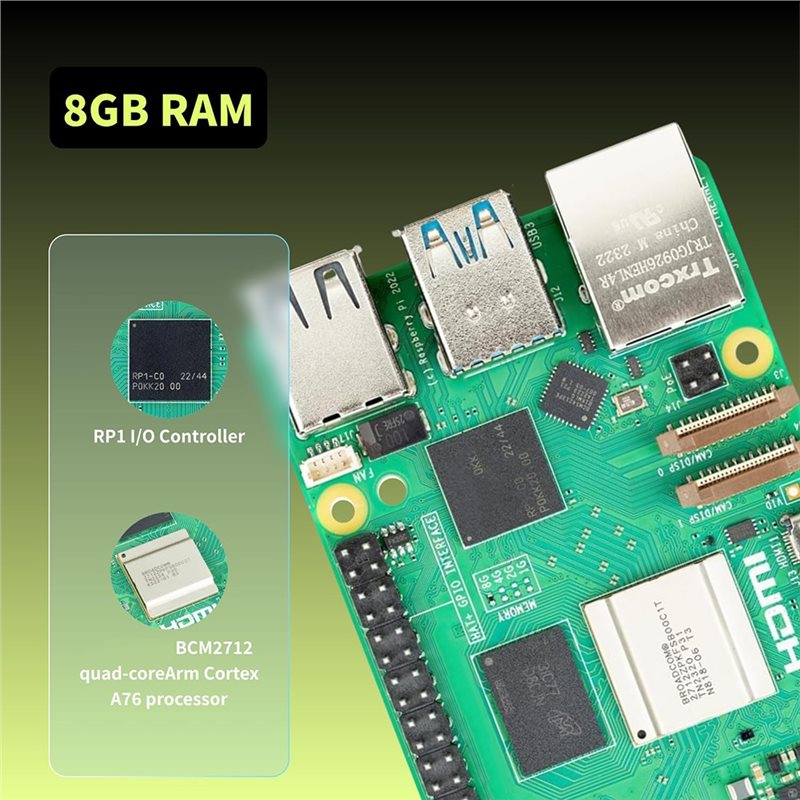 AS95-Irasptek Başlangıç ​​Kiti - Raspberry Pi 5 8Gb Kit incelemesi ve fiyatı