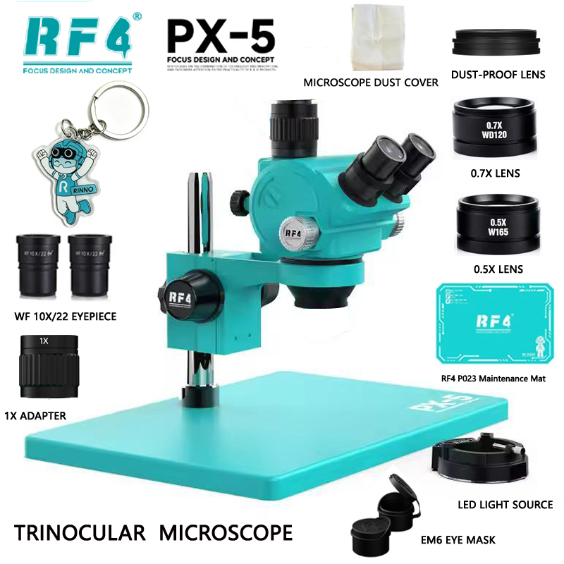 RF4 Stereo Trinoküler Mikrosko - Stereo Trinocular Microscope Pcb incelemesi ve fiyatı