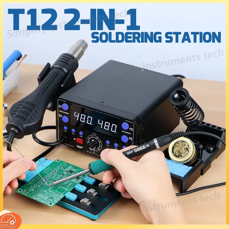 775W Lehimleme İstasyonu 2'si  - Hot Air Rework Station T12 incelemesi ve fiyatı