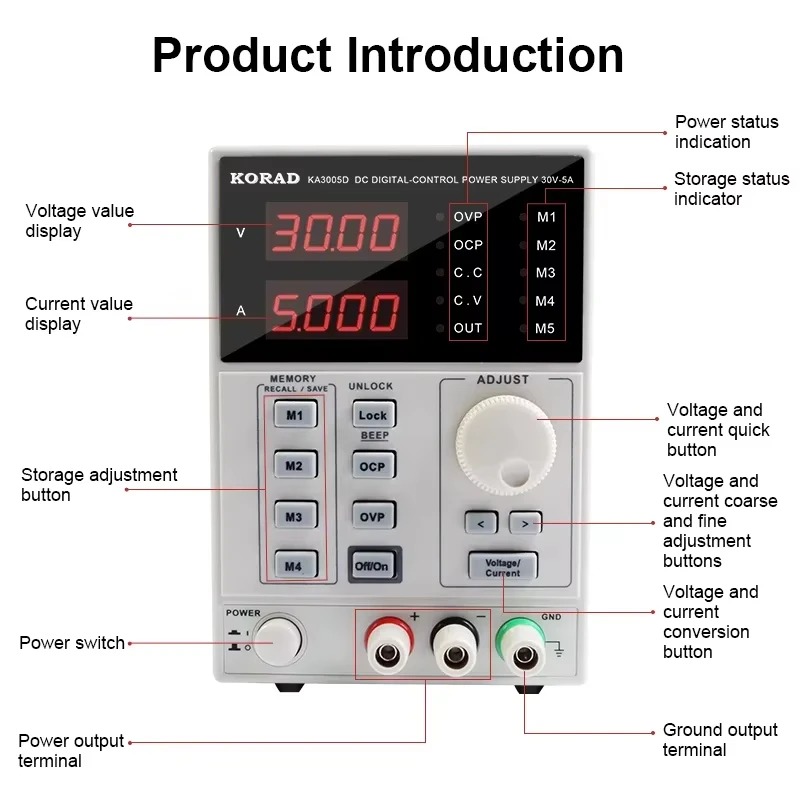 KA3010P 30V 10A KA3010D 30V 10 - Programmable Dc Power Supply 30V 10A incelemesi ve fiyatı