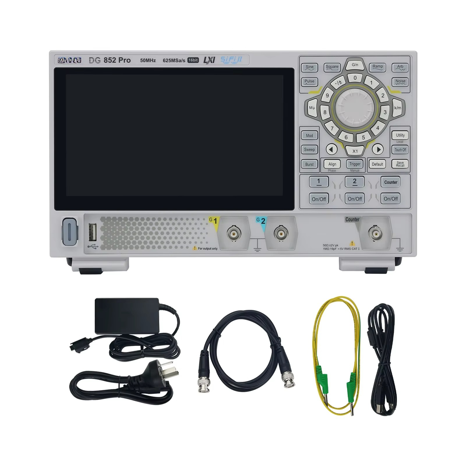 RIGOL DG852 Pro 50MHz Çift Kan - Function Arbitrary Waveform Generator incelemesi ve fiyatı