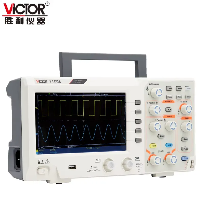 VICTOR 1100S 100 MHz Bant Geni - Digital Storage Oscilloscope 100Mhz incelemesi ve fiyatı