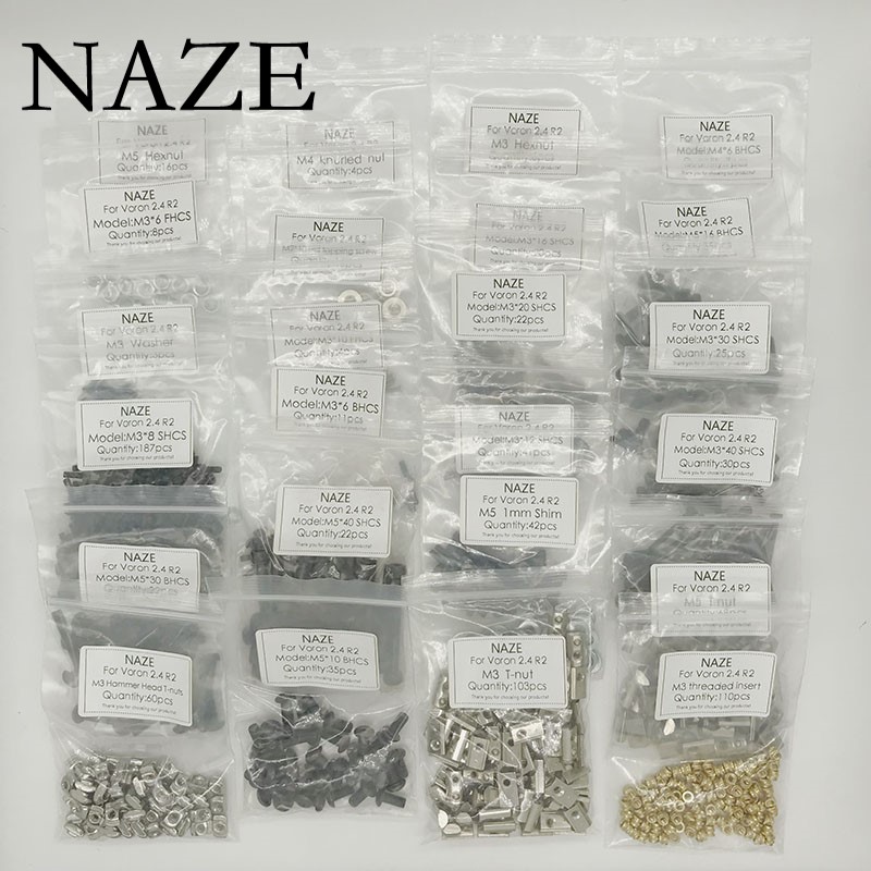 NAZE Voron2.4 3D yazıcı R1/R2  - Voron 2.4 R2 Kit incelemesi ve fiyatı