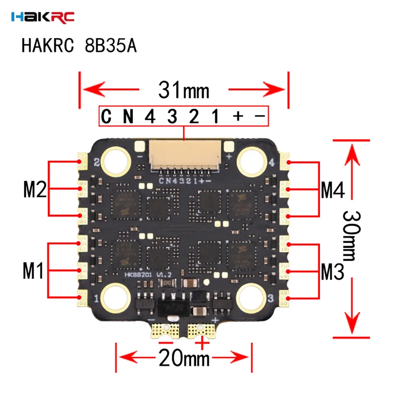 HAKRC F7220 V2 F7 Mini Uçuş Ko - Fpv Flight Controller F7 Stack 60A incelemesi ve fiyatı